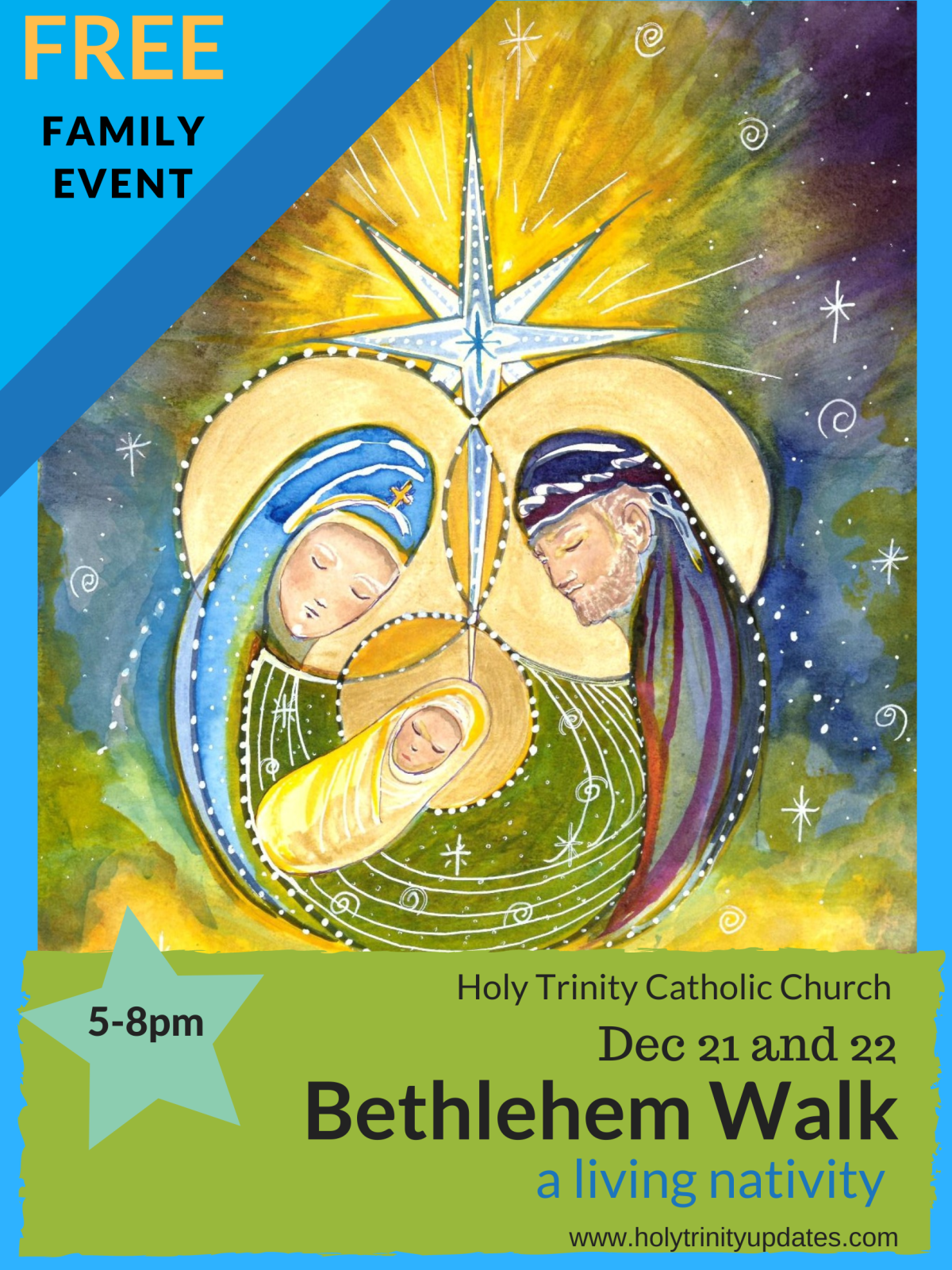 Bethlehem Walk at Holy Trinity Catholic Church, Gainesville, VA