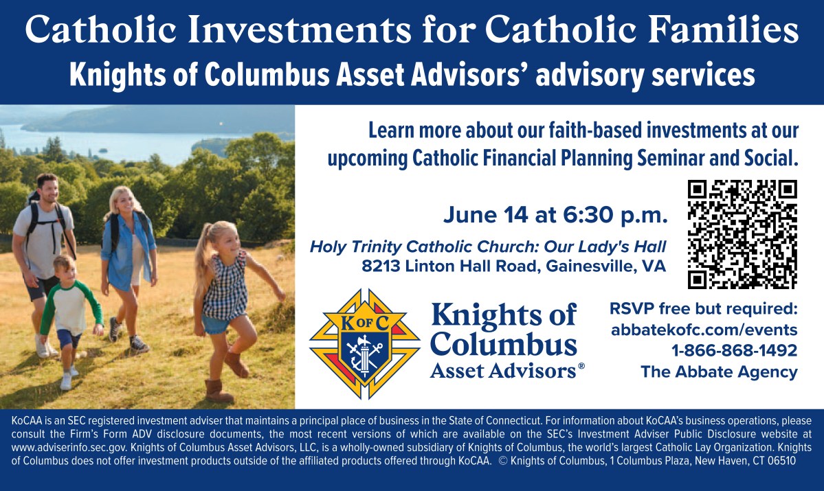 Catholic Investments for Catholic Families, TODAY!