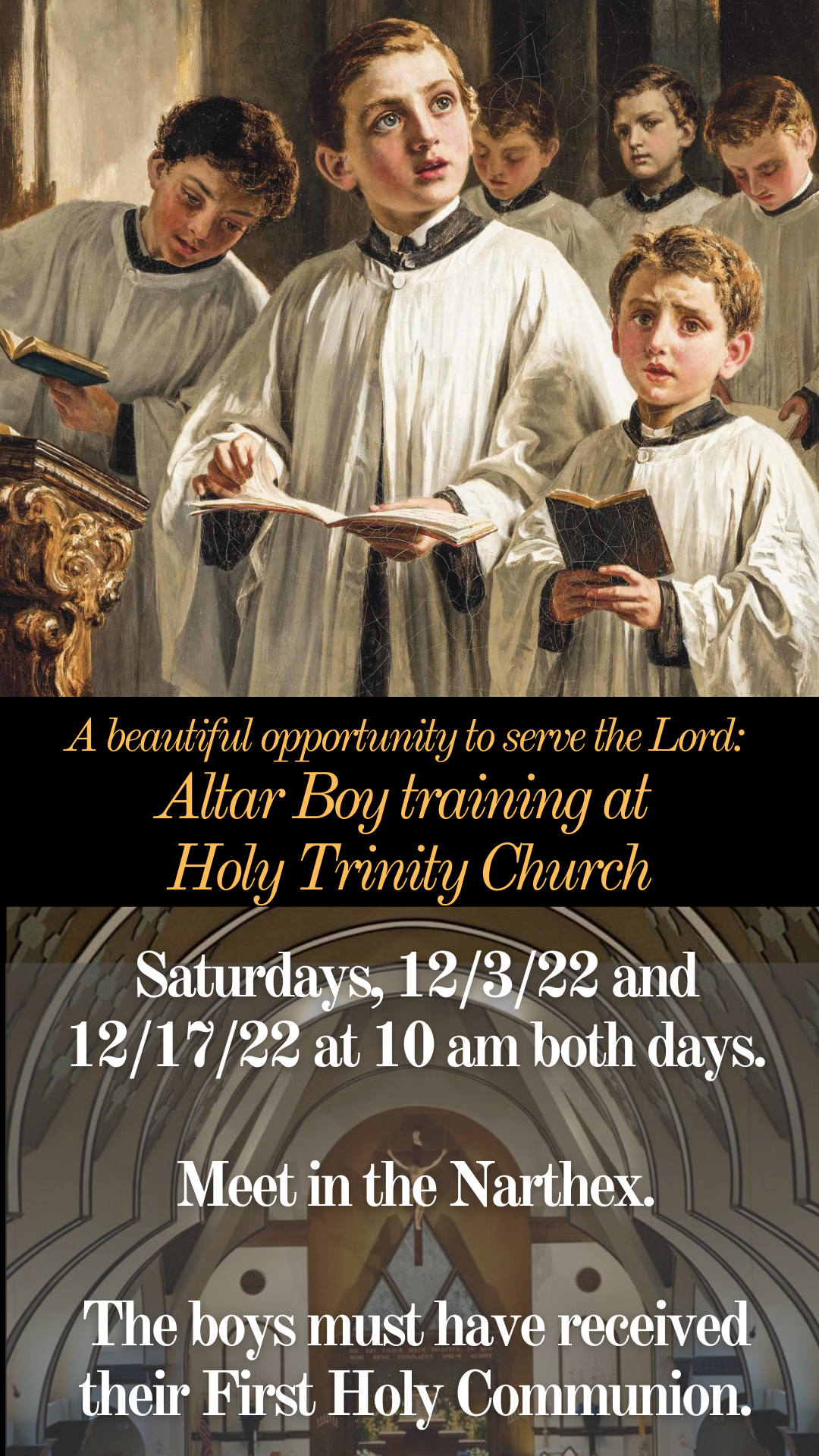 Altar Boy Training