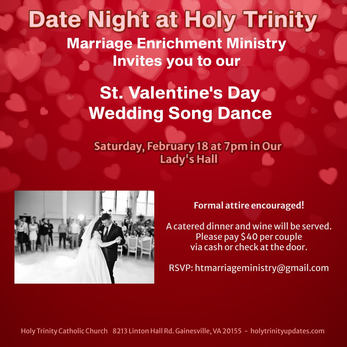 Date Night: St Valentine’s Day Wedding Song Dance