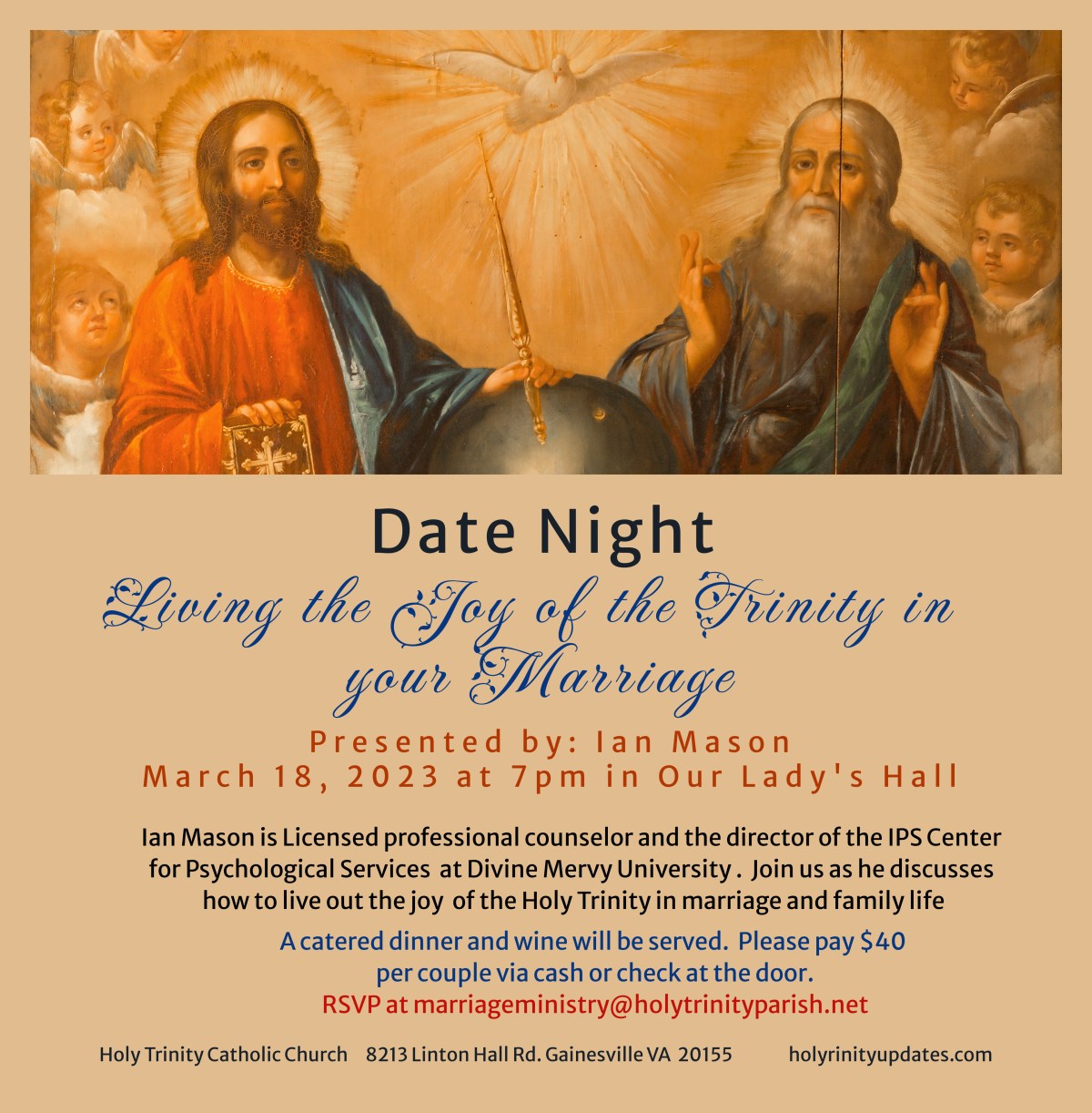Date Night: Living the Joy of the Trinity in your Marriage