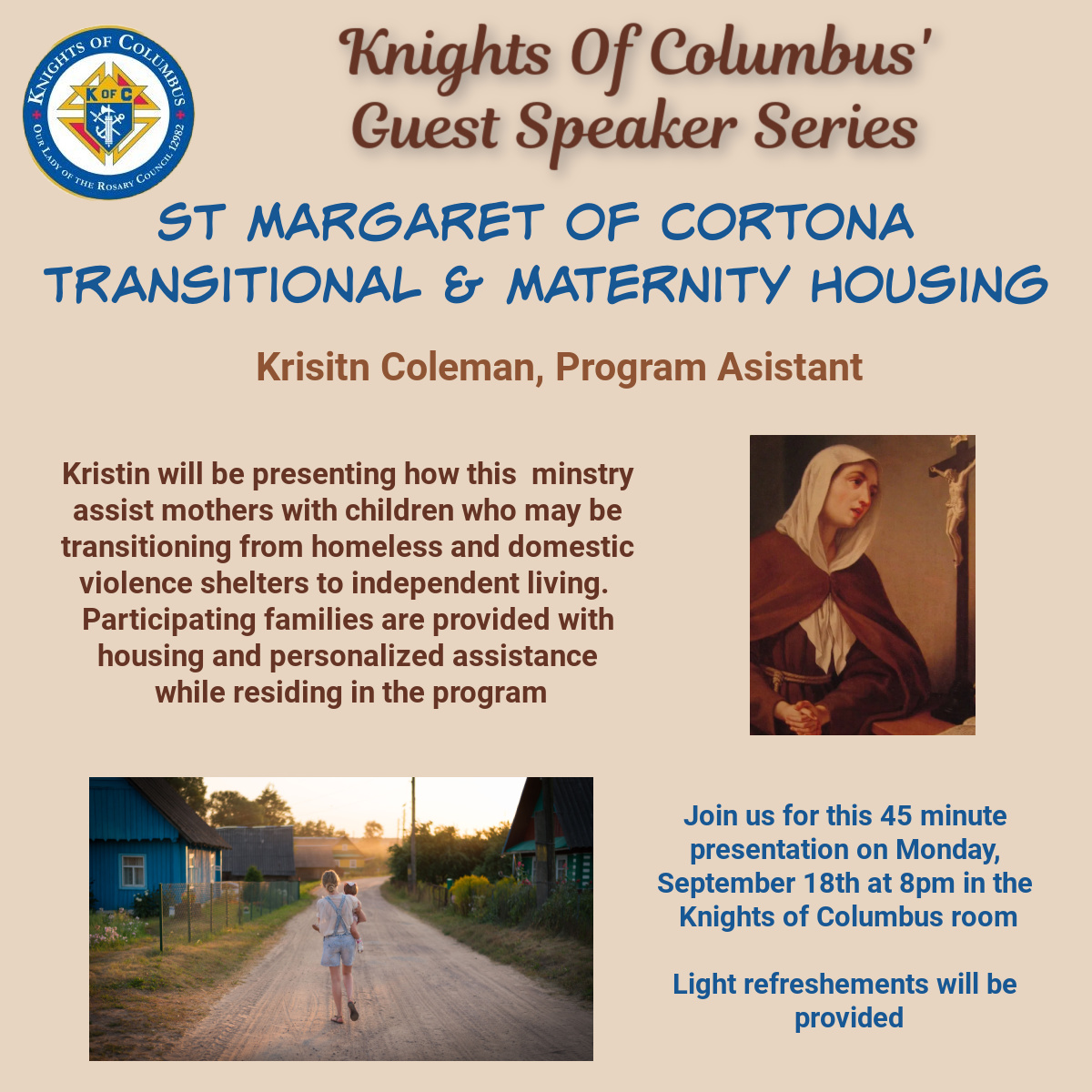 St Margaret of Cortona Transitional and Maternity Housing